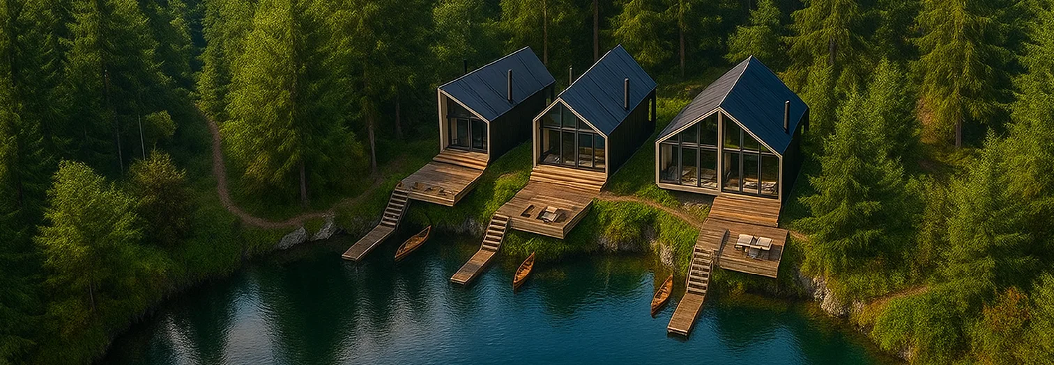 Comienza tu sueño de eco‑cabañas: Planifica una inversión en hospitalidad modular
